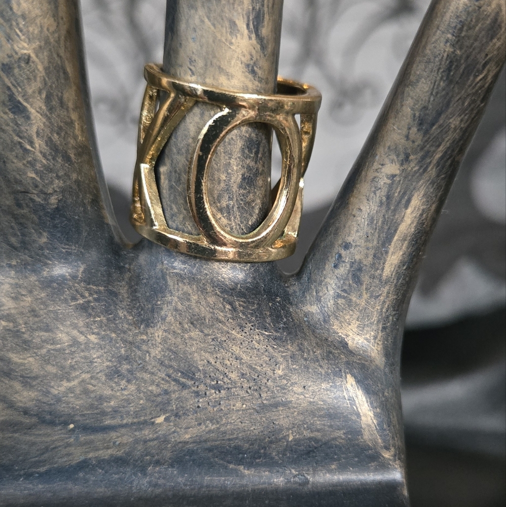 XO Gold Plated Ring Sz7.75 - Picture 6 of 10
